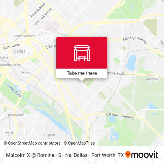 Malcolm X @ Romine - S - Ns map