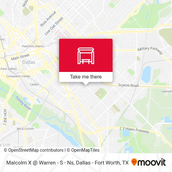 Malcolm X @ Warren - S - Ns map