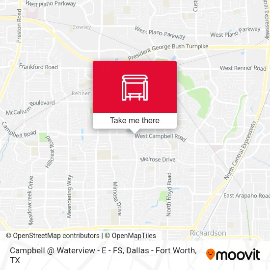 Mapa de Campbell @ Waterview - E - FS
