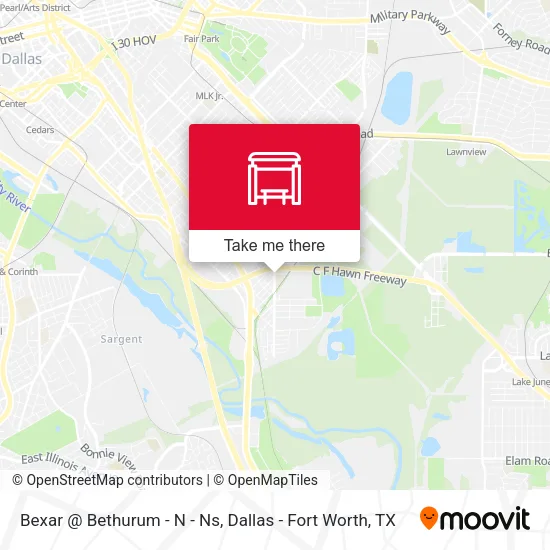 Bexar @ Bethurum - N - Ns map