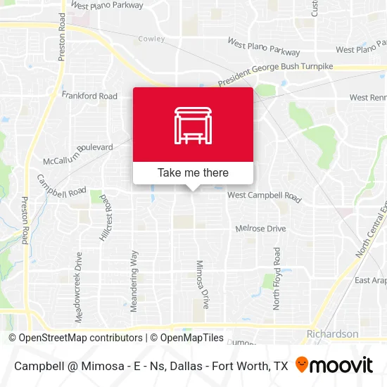 Campbell @ Mimosa - E - Ns map