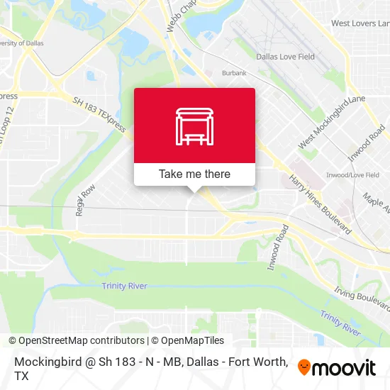 Mockingbird @ Sh 183 - N - MB map