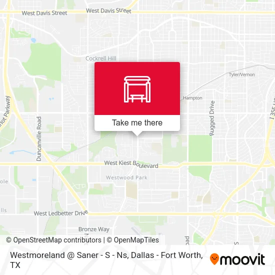 Westmoreland @ Saner - S - Ns map