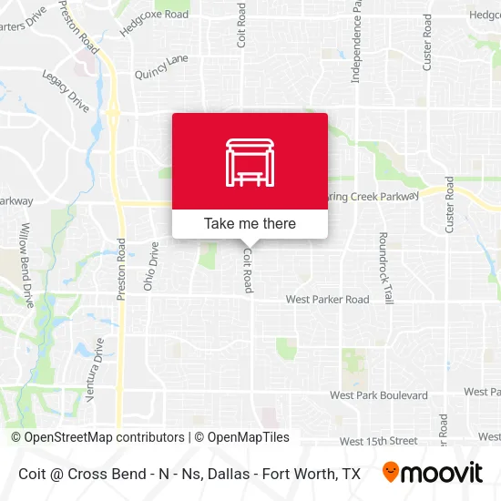 Coit @ Cross Bend - N - Ns map