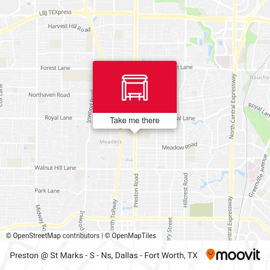 Preston @ St Marks - S - Ns map
