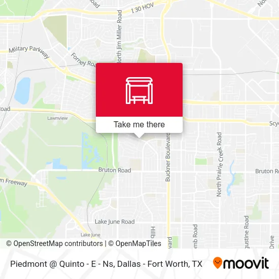 Piedmont @ Quinto - E - Ns map