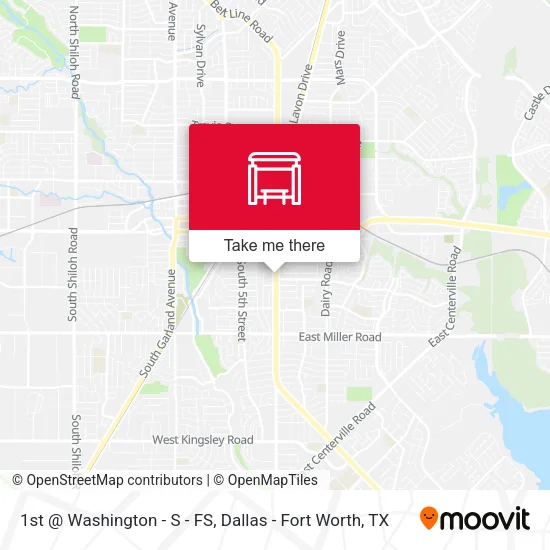 Mapa de 1st @ Washington - S - FS