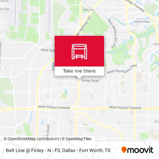 Belt Line @ Finley - N - FS map