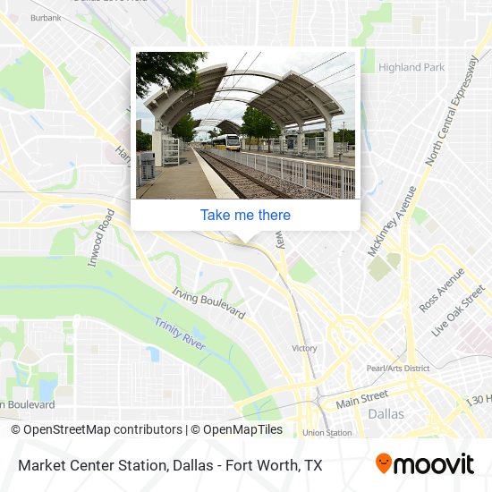 Mapa de Market Center Station