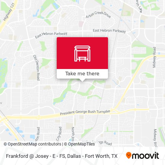 Frankford @ Josey - E - FS map