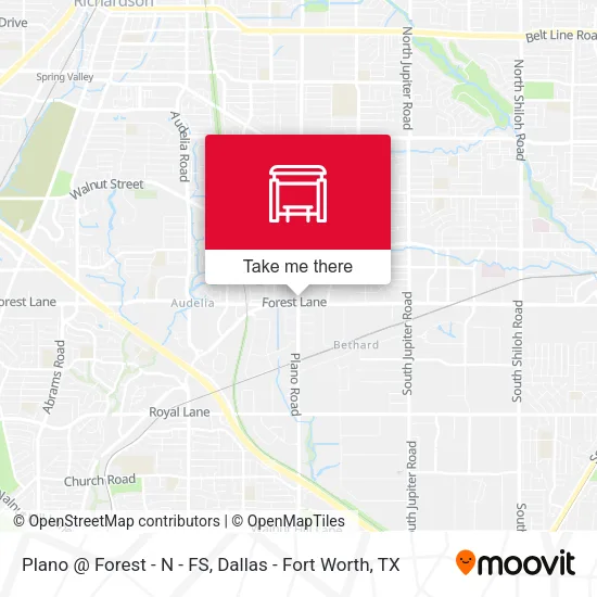 Plano @ Forest - N - FS map