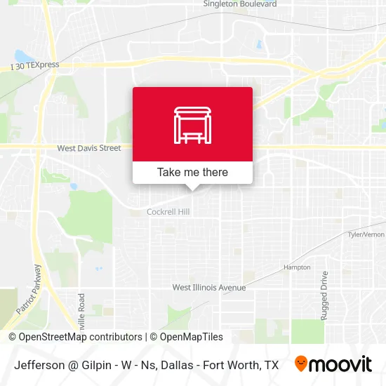 Jefferson @ Gilpin - W - Ns map