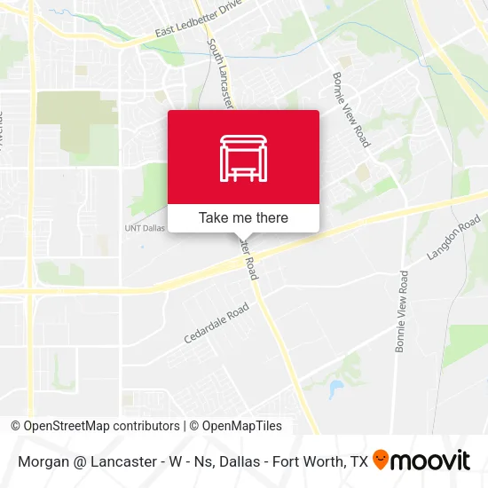 Morgan @ Lancaster - W - Ns map