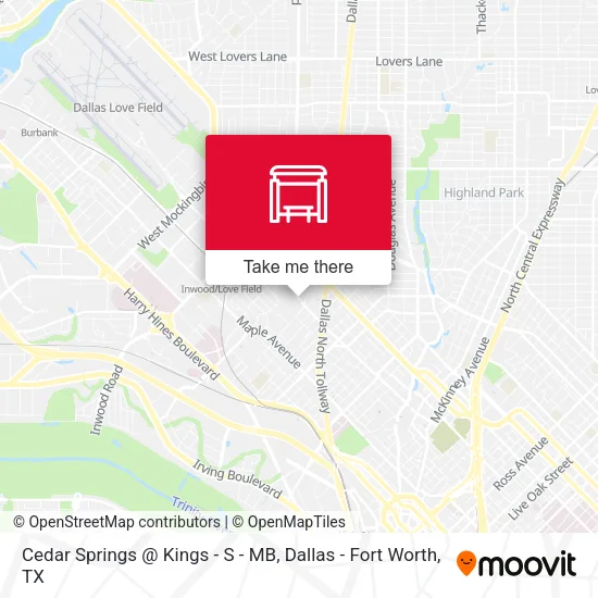 Cedar Springs @ Kings - S - MB map