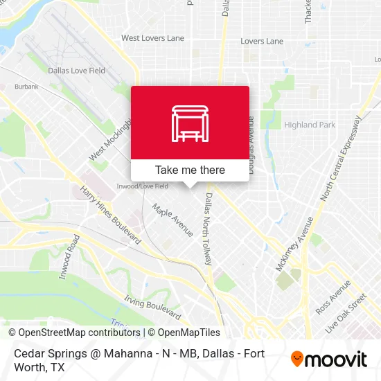 Mapa de Cedar Springs @ Mahanna - N - MB