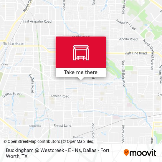 Buckingham @ Westcreek - E - Ns map