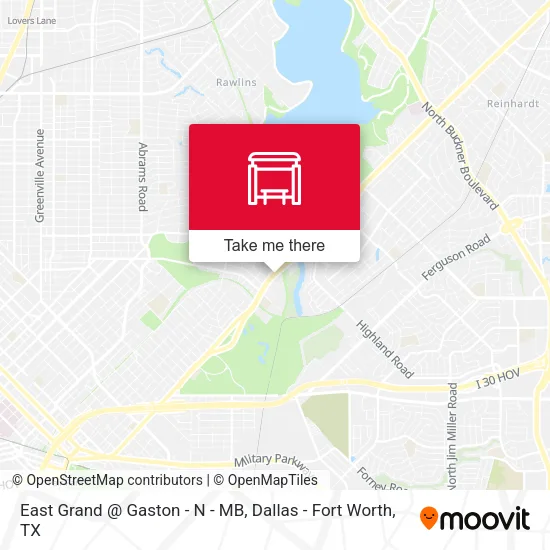 East Grand @ Gaston - N - MB map
