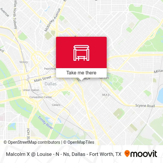 Malcolm X @ Louise - N - Ns map