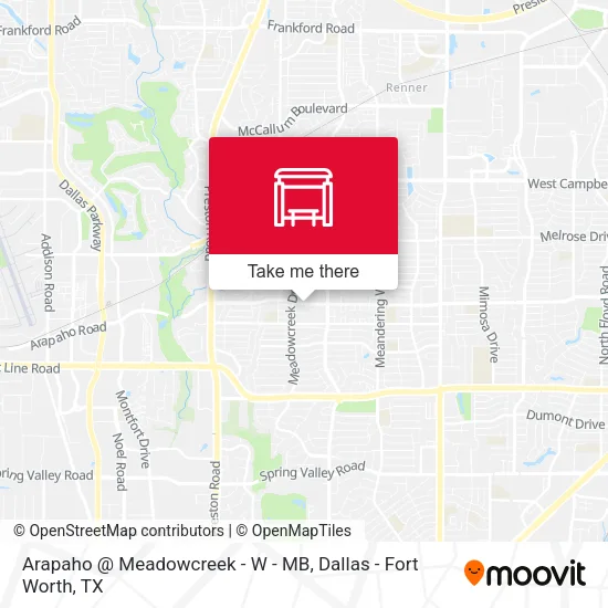 Arapaho @ Meadowcreek - W - MB map