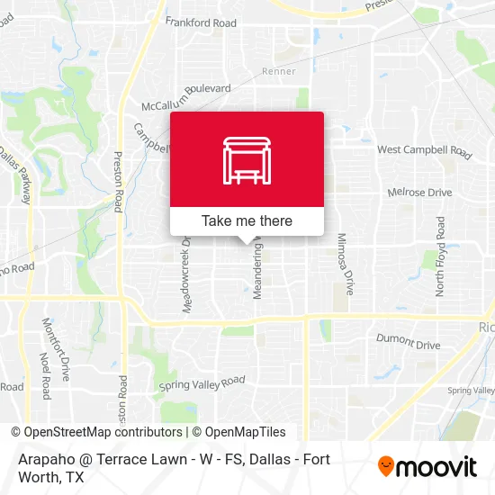 Arapaho @ Terrace Lawn - W - FS map
