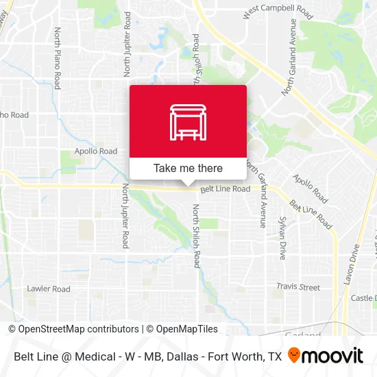 Belt Line @ Medical - W - MB map