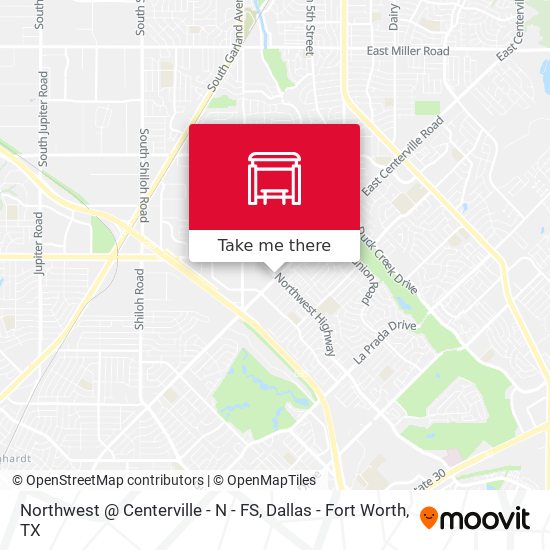 Northwest @ Centerville - N - FS map