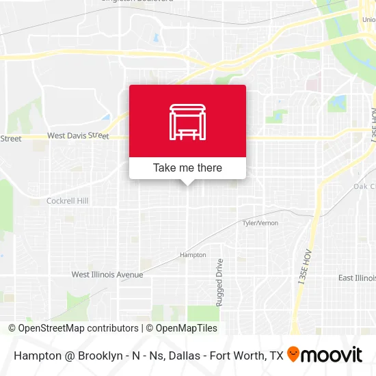 Hampton @ Brooklyn - N - Ns map