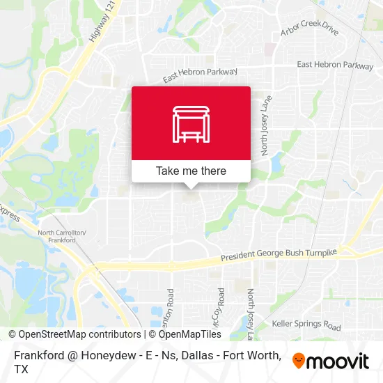 Frankford @ Honeydew - E - Ns map