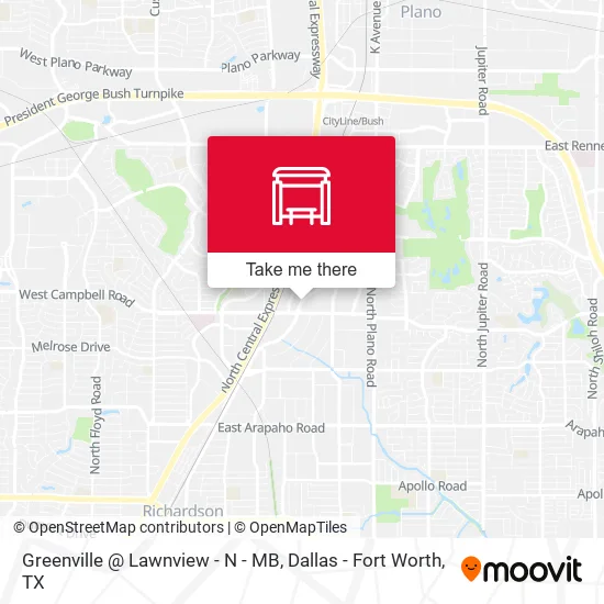 Greenville @ Lawnview - N - MB map