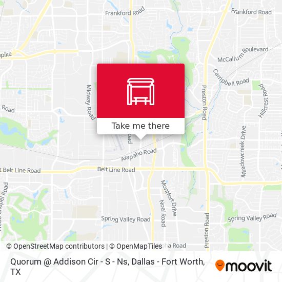 Mapa de Quorum @ Addison Cir - S - Ns