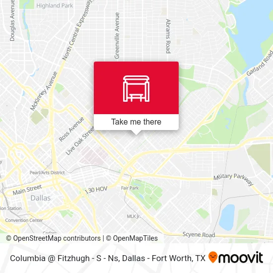 Columbia @ Fitzhugh - S - Ns map