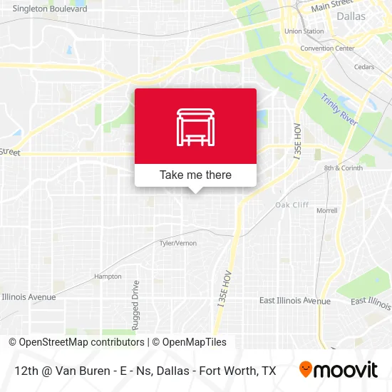 12th @ Van Buren - E - Ns map