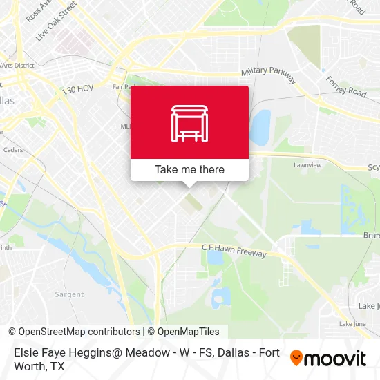 Elsie Faye Heggins@ Meadow - W - FS map