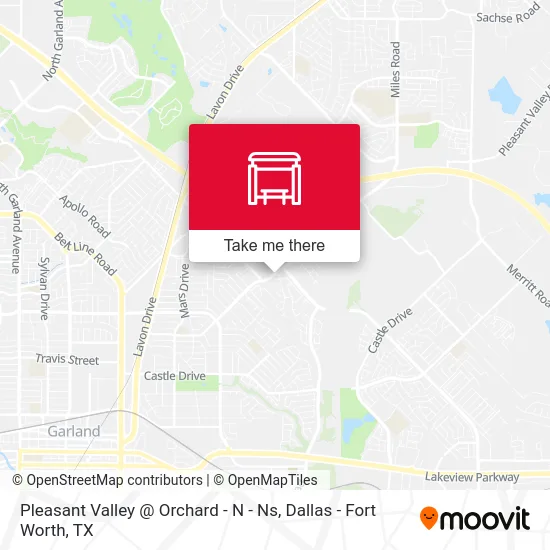 Pleasant Valley @ Orchard - N - Ns map