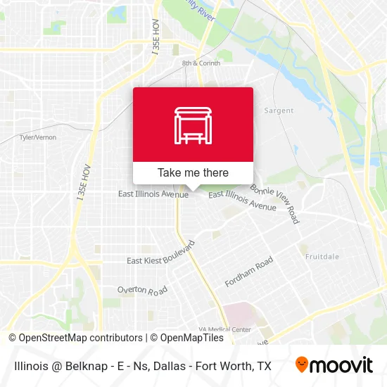 Illinois @ Belknap - E - Ns map