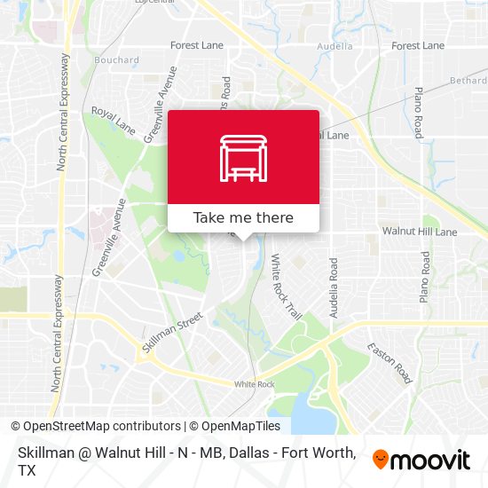 Skillman @ Walnut Hill - N - MB map