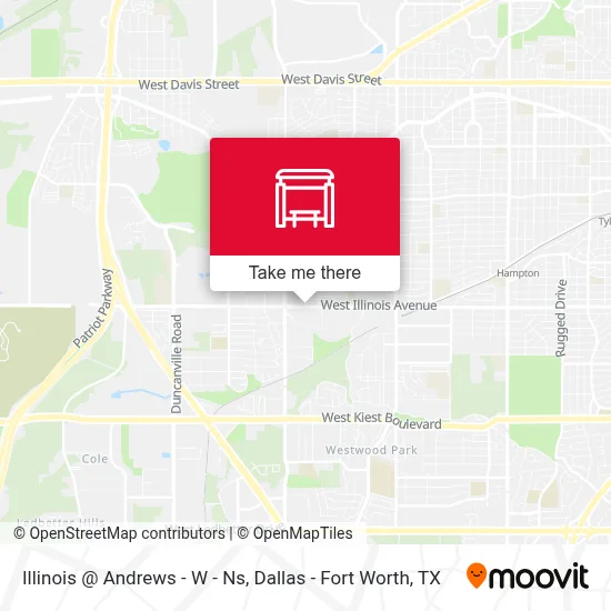 Illinois @ Andrews - W - Ns map