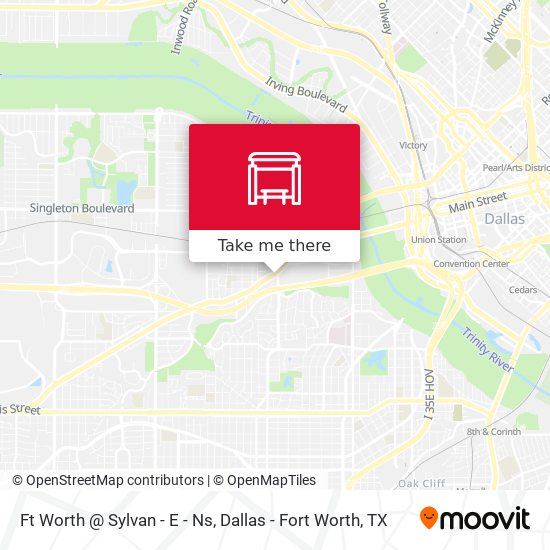 Ft Worth @ Sylvan - E - Ns map