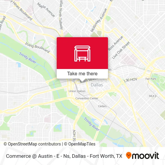 Mapa de Commerce @ Austin - E - Ns