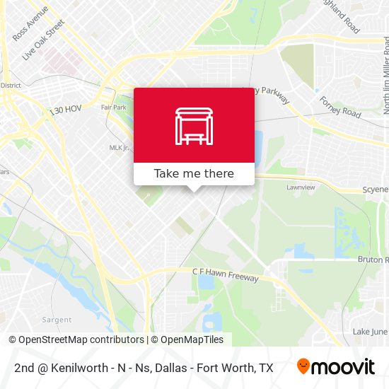 2nd @ Kenilworth - N - Ns map