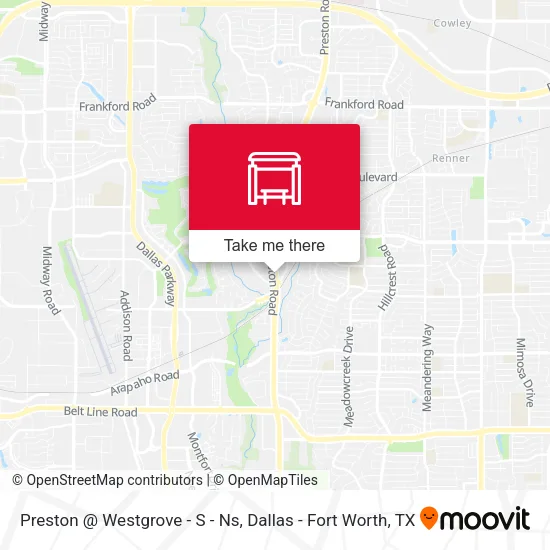 Preston @ Westgrove - S - Ns map