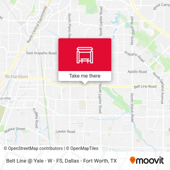 Belt Line @ Yale - W - FS map