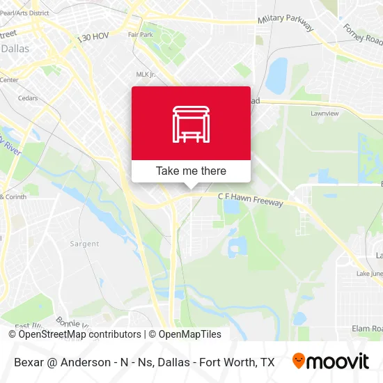 Bexar @ Anderson - N - Ns map