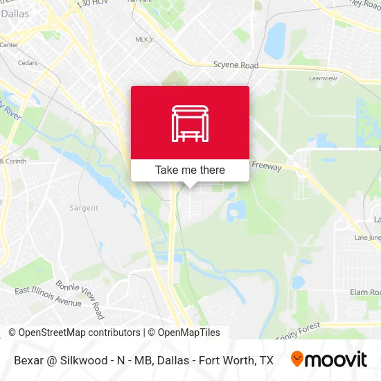 Mapa de Bexar @ Silkwood - N - MB