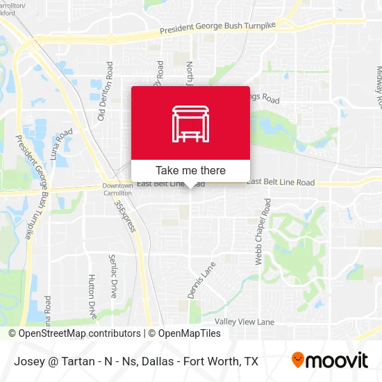 Josey @ Tartan - N - Ns map