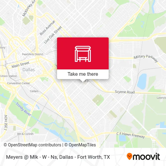 Meyers @ Mlk - W - Ns map