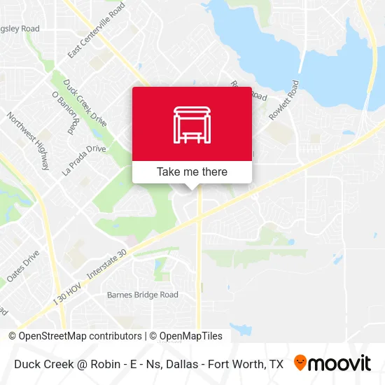 Duck Creek @ Robin - E - Ns map