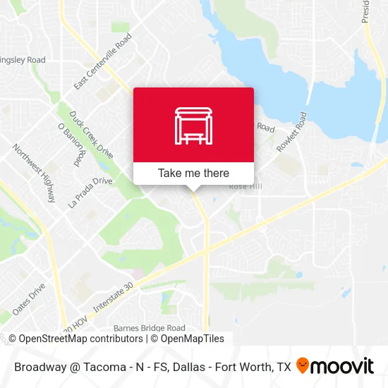 Broadway @ Tacoma - N - FS map