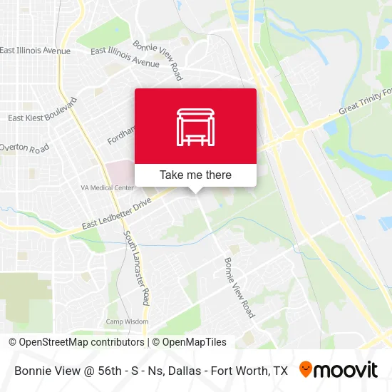 Bonnie View @ 56th - S - Ns map