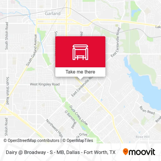 Mapa de Dairy @ Broadway - S - MB